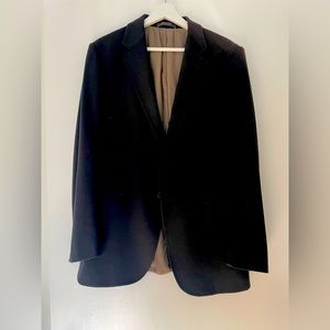 Black Armani Collezioni Jersey blazer